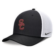 USC Trojans Nike Black SC Interlock Rise Structured Snapback Trucker Hat